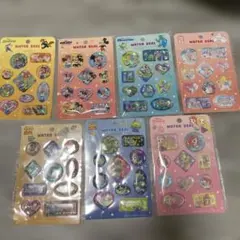【正規品】ディズニー　ウォーターシール　6種セット