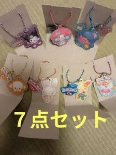 산리오 キャラクター大賞 アクリルキーホルダー 7점 세트