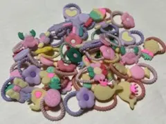 【新品】40個入り　ヘアゴム　キッズヘアゴム　髪ゴム　ヘアゴム　可愛いヘアアクセ