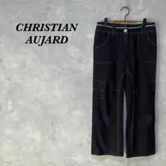 クリスチャンオジャール カジュアルパンツ ステッチ ラメライン 1622