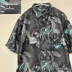 croft&barrow （クロフト＆バロー）コットン100% 総柄アロハシャツのサムネイル