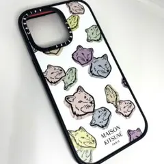 iPhone17pro MAISON KITSUNE ミラーケース - メルカリ
