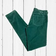 エ*ト様 A.P.C. アーペーセー ベロアパンツ コットンパンツ グリーン サのサムネイル