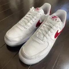 美品 Nike Air Force 1 Low Satin White/Red