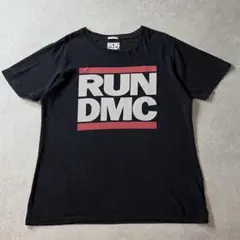 GU ジーユー RUN DMC コラボ バンドTシャツ 半袖 ブラック M