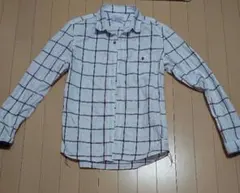 【NICOLE CLUB FOR MEN】長袖チェック シャツ サイズ５０