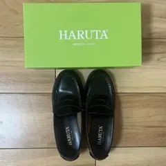 HARUTA ブラックローファー　PI2C 3041 23cm