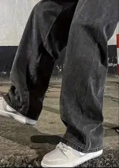 맨피니티 다크그레이 스트레이트 데님 M (가격인하)
