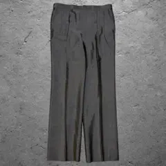90s 00s calvin klein ワイドスラックス ウールリネン グレー - メルカリ