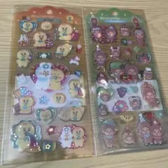 (新品未開封)ドロップジェリーシール　んぽちゃむ、モンチッチ2枚セットのサムネイル