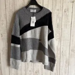 新品　vin 定価1万6500円　長袖ニット　異素材　配色カラー　スコットクラブ