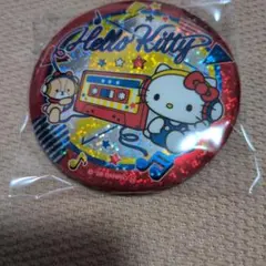 ハローキティ缶バッチ