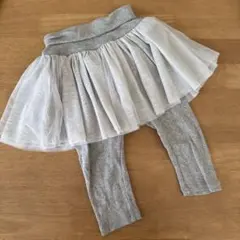 baby gap スカート付きレギンス 12-18ヶ月 グレー