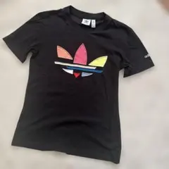 アディダスオリジナルス★半袖Ｔシャツ/トレフォイル ロゴ/刺繍/シャッタード