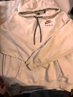 Nike ホワイト フード付きパーカー
