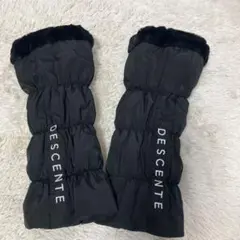 デサントゴルフ レディース レッグウォーマー　ブラック