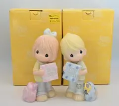 信仰を持ち続けなさい　★プレシャスモーメント　２体セット　アメリカ　箱付き