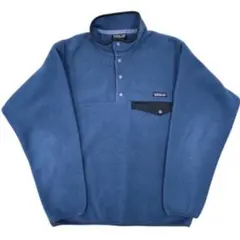 パタゴニア シンチラスナップT 青 S コロンビア製 25450F4