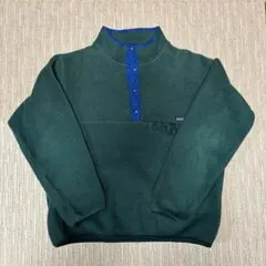 【美品】80’s Patagonia スナップT フリース 前たてナイロン 古着 80s USA製 Patagonia 初期 ポケットなし スナップT シンチラ