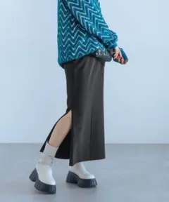 PAGE BOY モアラクフィットタイトスカート M モードカジュアル