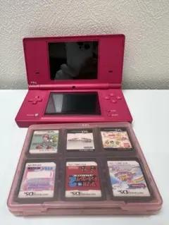★動作品★Nintendo DSi本体レッド＋DSソフトまとめ売り