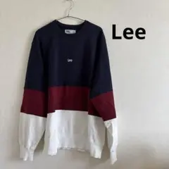 Lee カラーブロックトレーナー