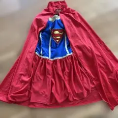 Supergirl 大人コスプレ衣装 マント付き