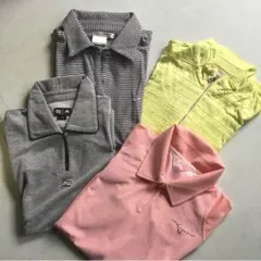 ミズノ・アディダス・ナイキ・スポーツランニング・ゴルフウェア・4枚セット