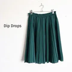 Dip Drops ディップドロップス プリーツスカート グリーン サイズ2 Mのサムネイル