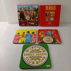 ビートルズ セラミックコースター