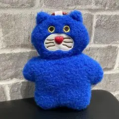mojojojo カラビナ付き ぬいぐるみポーチ 青い猫③