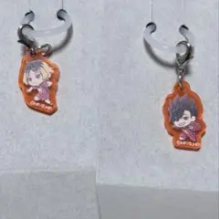 ハイキュー!! アクリルチャーム 2個セット 孤爪研磨 黒尾鉄朗