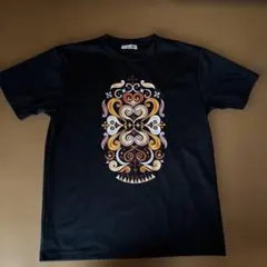 Chacott メンズ Tシャツ ブラック グラフィック