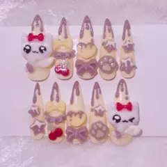 プリン 女児 ゴテゴテ 平成 ネイルチップ 地雷 量産 イベント ライブ 推し