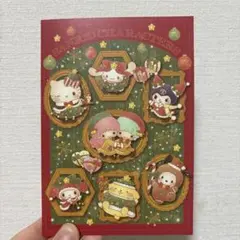 サンリオ　クリスマス限定ポストカード