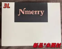 Nmerry おうちブラ エヌメリー ナイトブラ 3L ブラック未使用！Q