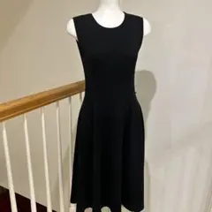 FRAY I.D ブラック ノースリーブ ひざ丈ワンピース