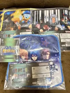 一番くじ　キングダムハーツ　ハンドタオルコレクション　ラバーチャーム　セット