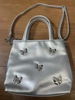 LOWRYSFARM ローリーズファーム スタッズMINIBag シルバー