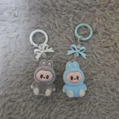 ラブブLABUBUキーホルダー 2色セット