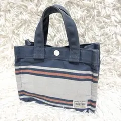 HEADPORTER Sunbrella ミニトートバッグ ストライプ柄のサムネイル