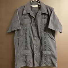 キューバシャツ90s開襟シャツオープンカラー古着