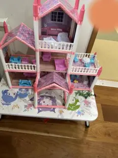 値下げ⭐︎ドールハウス お城 ミニチュア家具 プリキュアフィギュアセット