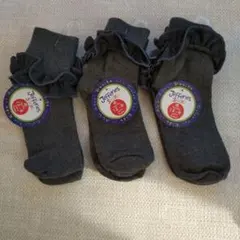 Jefferies フリル付き靴下 M (12-6) 3足 ≪新品≫