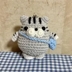 な*ん様 ハンドメイド あみぐるみ ネコ ストラップ キジトラ猫 - メルカリ