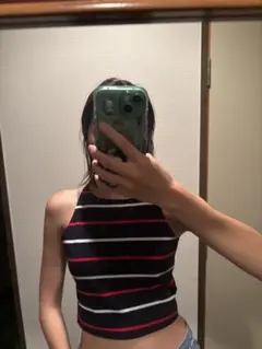 【American Apparel】ノースリーブ タンクトップ　サイズMのサムネイル