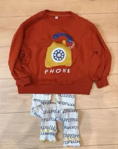 MARKEY'S トレーナー PHONEプリント　セットアップのサムネイル