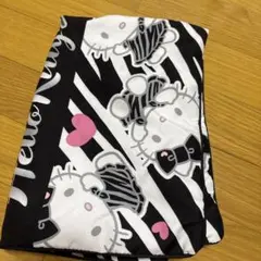 ハローキティ 枕カバー ゼブラ