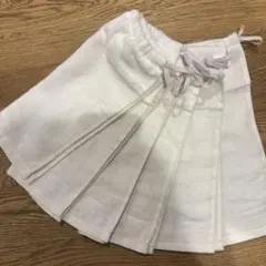 白色　6枚　タオルエプロン　おりこうタオル　保育園　おりこうエプロン