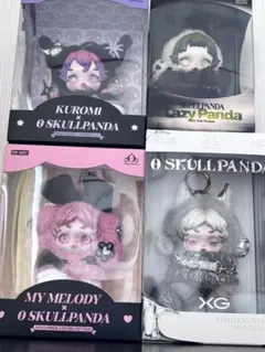 【新品未開封】スカルパンダ 4体（XG・クロミ・マイメロ・Lazy Panda）